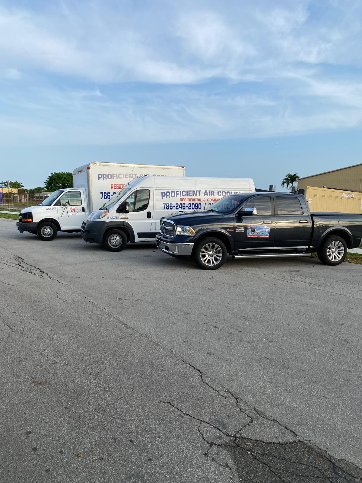 Proficient Air Cooling service fleet in Miami